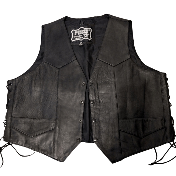 Other - Leather Vest Men's Size 50